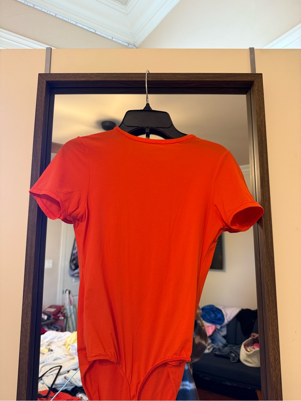 Men's Red Short-Sleeve Crewneck Shirt